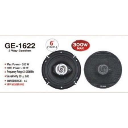 GENON 6 Inch 300 Watt 3way Speaker | GE 1622